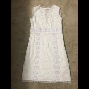 Boston proper white dress